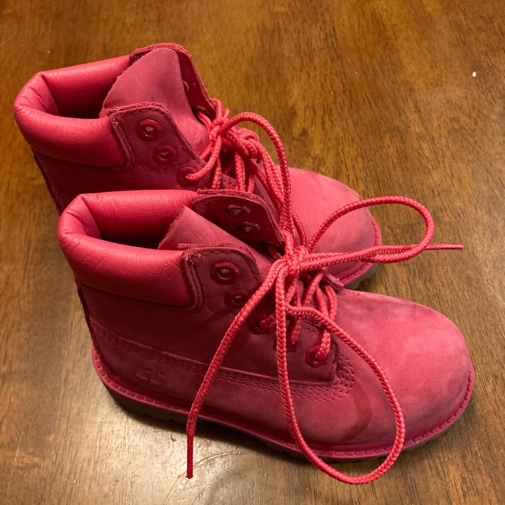 Pink Timberlands